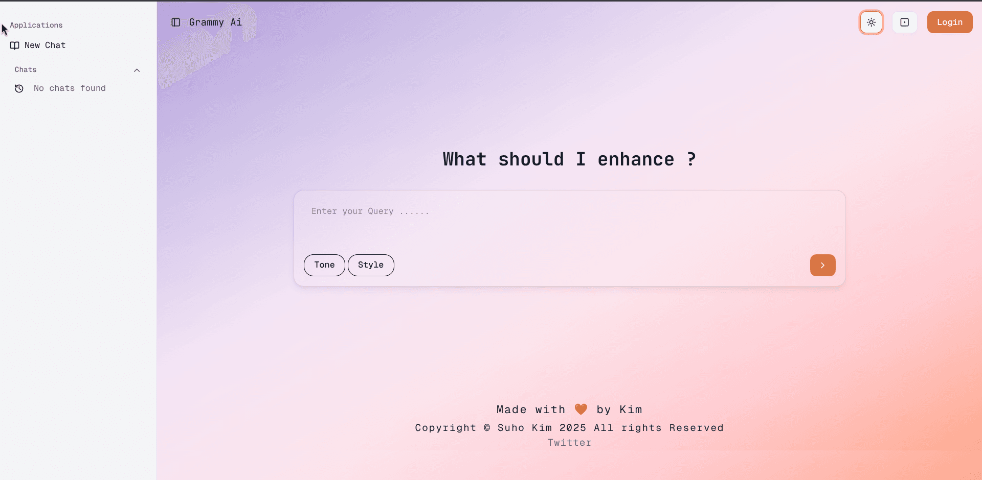 GrammyAI project screenshot